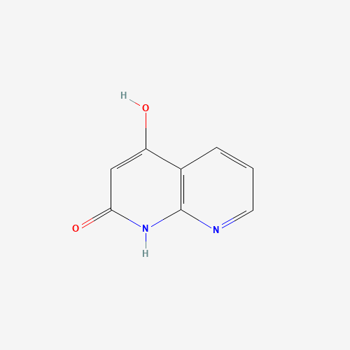 4-hydroxy-1H-1,8-naphthyridin-2-one (CAS: 59514-86-2) - Chemical Structure and Molecular Formula 