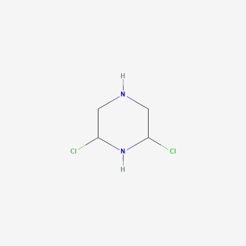 2,6-dichloropiperazine (CAS: 89007-51-2) - Chemical Structure and Molecular Formula 