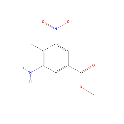 methyl 3-amino-4-methyl-5-nitrobenzoate (CAS: 72922-60-2) - Related Chemical Product