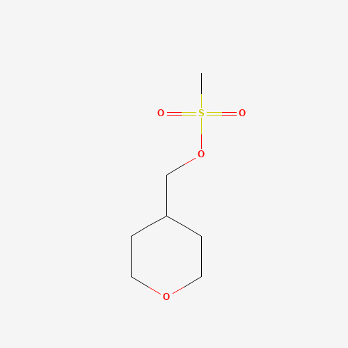 oxan-4-ylmethyl methanesulfonate (CAS: 132291-95-3) - Chemical Structure and Molecular Formula 