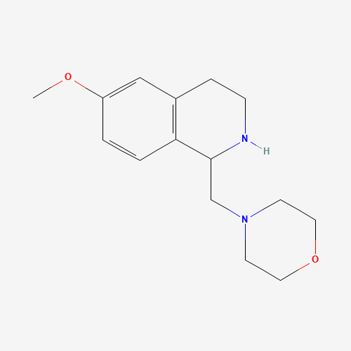 4-[(6-methoxy-1,2,3,4-tetrahydroisoquinolin-1-yl)methyl]morpholine (CAS: 850875-73-9) - Related Chemical Product
