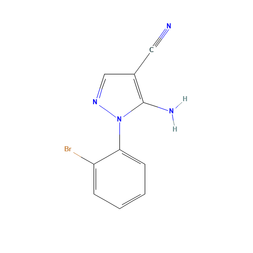 5-amino-1-(2-bromophenyl)pyrazole-4-carbonitrile (CAS: 71856-54-7) - Related Chemical Product