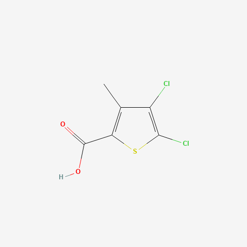 4,5-dichloro-3-methylthiophene-2-carboxylic acid (CAS: 854626-34-9) - Chemical Structure and Molecular Formula 