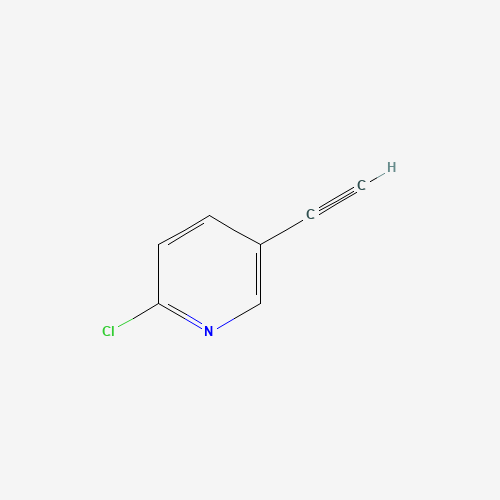 2-chloro-5-ethynylpyridine (CAS: 263012-63-1) - Chemical Structure and Molecular Formula 