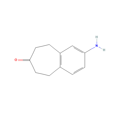 3-amino-5,6,8,9-tetrahydrobenzo[7]annulen-7-one (CAS: 740842-51-7) - Chemical Structure and Molecular Formula 