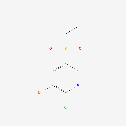 3-bromo-2-chloro-5-ethylsulfonylpyridine (CAS: 1227384-85-1) - Related Chemical Product