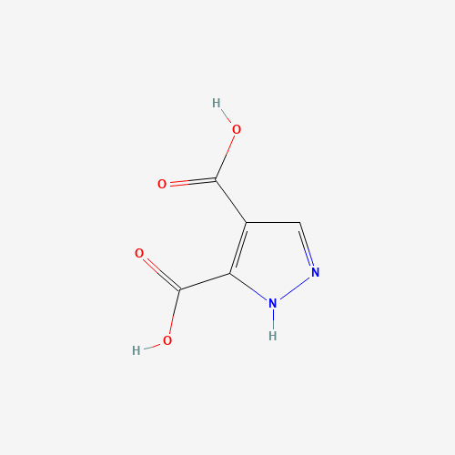 1H-pyrazole-4,5-dicarboxylic acid (CAS: 31962-35-3) - Chemical Structure and Molecular Formula 