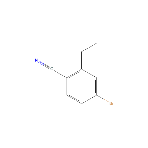 4-bromo-2-ethylbenzonitrile (CAS: 744200-38-2) - Chemical Structure and Molecular Formula 