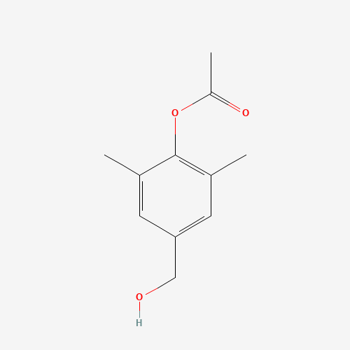[4-(hydroxymethyl)-2,6-dimethylphenyl] acetate (CAS: 915920-75-1) - Chemical Structure and Molecular Formula 