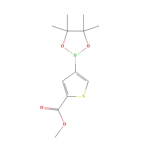 methyl 4-(4,4,5,5-tetramethyl-1,3,2-dioxaborolan-2-yl)thiophene-2-carboxylate (CAS: 709648-80-6) - Related Chemical Product