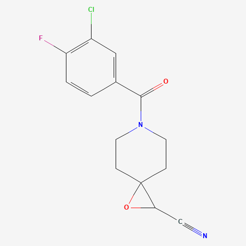 6-(3-chloro-4-fluorobenzoyl)-1-oxa-6-azaspiro[2.5]octane-2-carbonitrile (CAS: 448920-97-6) - Related Chemical Product