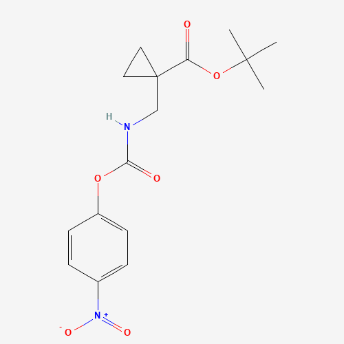 tert-butyl 1-[[(4-nitrophenoxy)carbonylamino]methyl]cyclopropane-1-carboxylate (CAS: 1323955-59-4) - Related Chemical Product