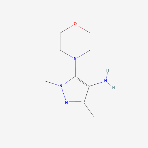1,3-dimethyl-5-morpholin-4-ylpyrazol-4-amine (CAS: 568577-87-7) - Related Chemical Product