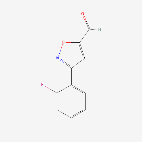 3-(2-fluorophenyl)-1,2-oxazole-5-carbaldehyde (CAS: 808740-52-5) - Related Chemical Product