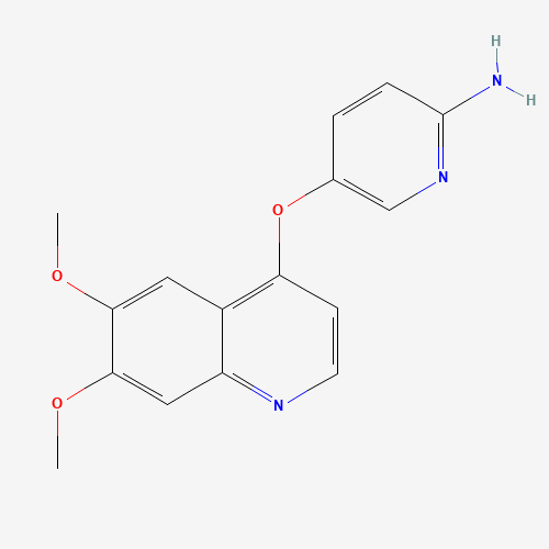 5-(6,7-dimethoxyquinolin-4-yl)oxypyridin-2-amine (CAS: 417722-21-5) - Related Chemical Product