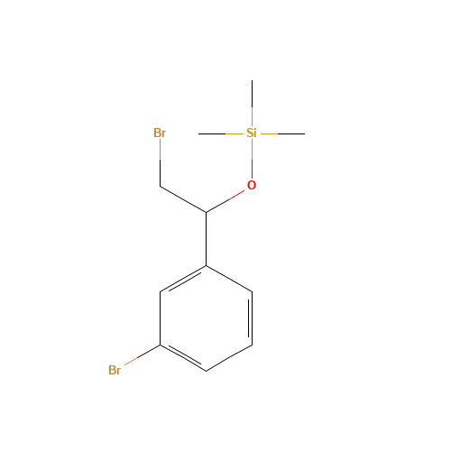 [2-bromo-1-(3-bromophenyl)ethoxy]-trimethylsilane (CAS: 943911-71-5) - Related Chemical Product
