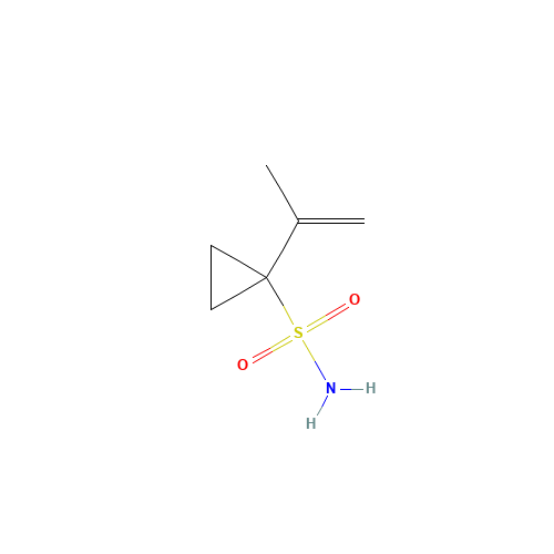 1-prop-1-en-2-ylcyclopropane-1-sulfonamide (CAS: 681808-83-3) - Chemical Structure and Molecular Formula 