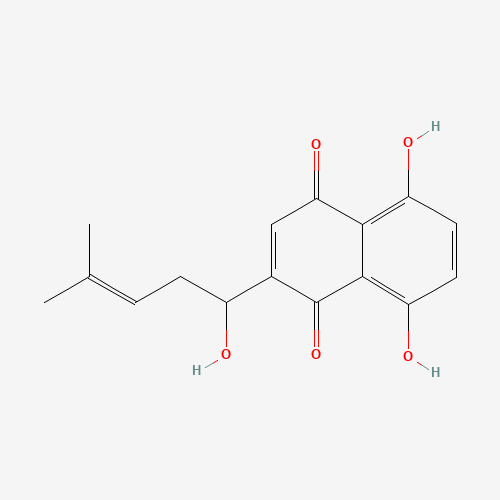 5,8-dihydroxy-2-(1-hydroxy-4-methylpent-3-enyl)naphthalene-1,4-dione (CAS: 54952-43-1) - Related Chemical Product