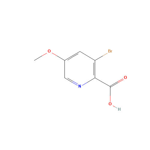 3-bromo-5-methoxypyridine-2-carboxylic acid (CAS: 1211536-50-3) - Related Chemical Product