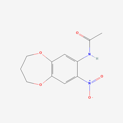 N-(7-nitro-3,4-dihydro-2H-1,5-benzodioxepin-8-yl)acetamide (CAS: 81864-61-1) - Related Chemical Product