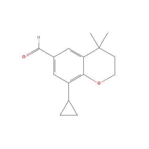 8-cyclopropyl-4,4-dimethyl-2,3-dihydrochromene-6-carbaldehyde (CAS: 1350761-29-3) - Related Chemical Product