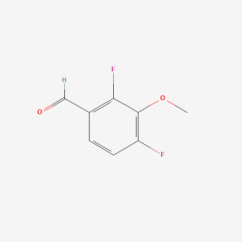 2,4-difluoro-3-methoxybenzaldehyde (CAS: 870837-66-4) - Chemical Structure and Molecular Formula 