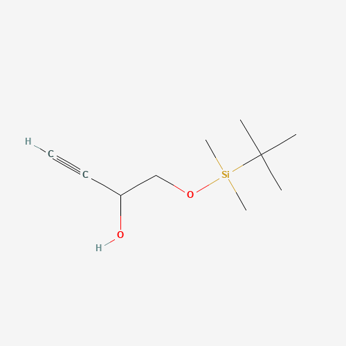 1-[tert-butyl(dimethyl)silyl]oxybut-3-yn-2-ol (CAS: 168065-22-3) - Related Chemical Product