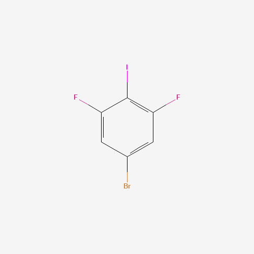 5-bromo-1,3-difluoro-2-iodobenzene (CAS: 160976-02-3) - Chemical Structure and Molecular Formula 