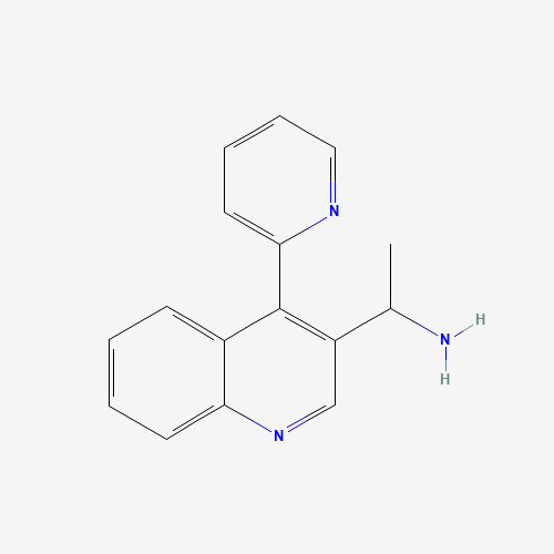1-(4-pyridin-2-ylquinolin-3-yl)ethanamine (CAS: 1374195-69-3) - Related Chemical Product