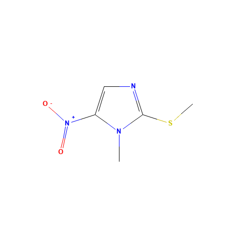 1-methyl-2-methylsulfanyl-5-nitroimidazole (CAS: 1615-41-4) - Related Chemical Product