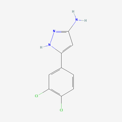 5-(3,4-dichlorophenyl)-1H-pyrazol-3-amine (CAS: 208519-10-2) - Related Chemical Product