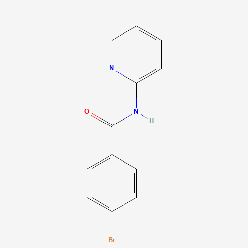4-bromo-N-pyridin-2-ylbenzamide (CAS: 14547-83-2) - Chemical Structure and Molecular Formula 