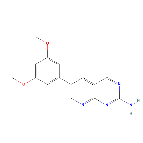 6-(3,5-dimethoxyphenyl)pyrido[2,3-d]pyrimidin-2-amine (CAS: 1538605-11-6) - Related Chemical Product