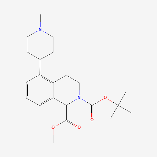 2-O-tert-butyl 1-O-methyl 5-(1-methylpiperidin-4-yl)-3,4-dihydro-1H-isoquinoline-1,2-dicarboxylate (CAS: 1430564-07-0) - Related Chemical Product