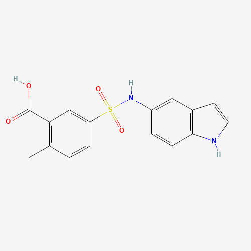 5-(1H-indol-5-ylsulfamoyl)-2-methylbenzoic acid (CAS: 1311383-67-1) - Related Chemical Product