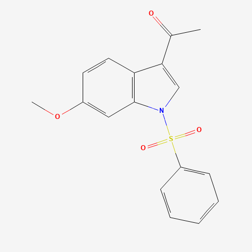 1-[1-(benzenesulfonyl)-6-methoxyindol-3-yl]ethanone (CAS: 99532-46-4) - Related Chemical Product