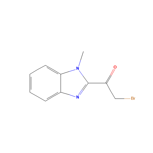 2-bromo-1-(1-methylbenzimidazol-2-yl)ethanone (CAS: 56653-43-1) - Related Chemical Product