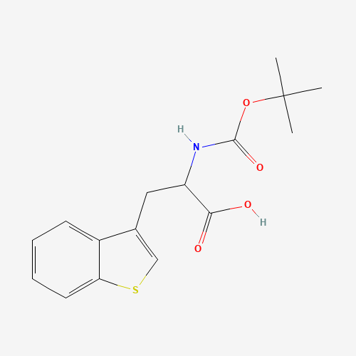3-(1-benzothiophen-3-yl)-2-[(2-methylpropan-2-yl)oxycarbonylamino]propanoic acid (CAS: 74893-31-5) - Related Chemical Product