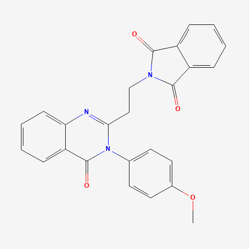 2-[2-[3-(4-methoxyphenyl)-4-oxoquinazolin-2-yl]ethyl]isoindole-1,3-dione (CAS: 424812-31-7) - Related Chemical Product