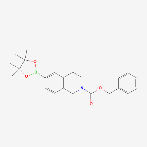 benzyl 6-(4,4,5,5-tetramethyl-1,3,2-dioxaborolan-2-yl)-3,4-dihydro-1H-isoquinoline-2-carboxylate (CAS: 1020174-05-3) - Related Chemical Product