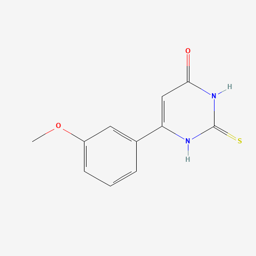 6-(3-methoxyphenyl)-2-sulfanylidene-1H-pyrimidin-4-one (CAS: 33166-84-6) - Related Chemical Product