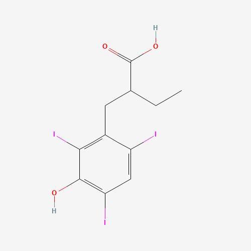 2-[(3-hydroxy-2,4,6-triiodophenyl)methyl]butanoic acid (CAS: 96-84-4) - Related Chemical Product