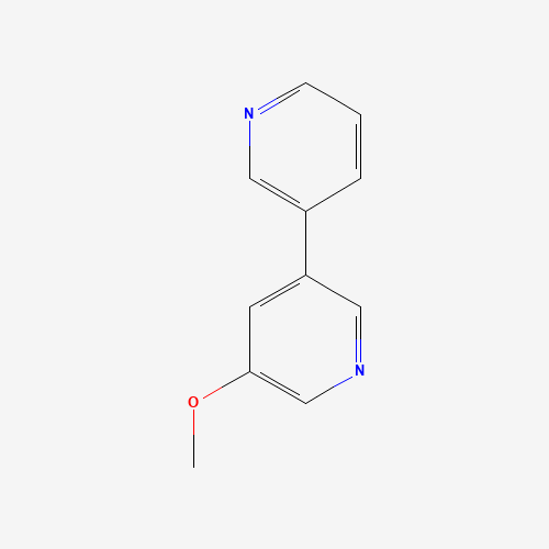 3-methoxy-5-pyridin-3-ylpyridine (CAS: 1190645-04-5) - Chemical Structure and Molecular Formula 