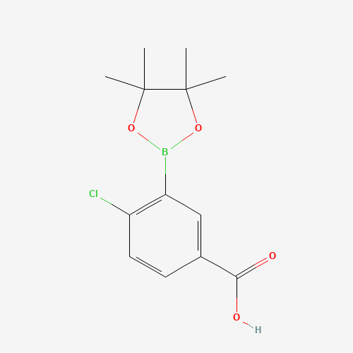 4-chloro-3-(4,4,5,5-tetramethyl-1,3,2-dioxaborolan-2-yl)benzoic acid (CAS: 918331-73-4) - Related Chemical Product