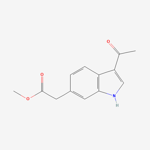 methyl 2-(3-acetyl-1H-indol-6-yl)acetate (CAS: 1386456-93-4) - Related Chemical Product