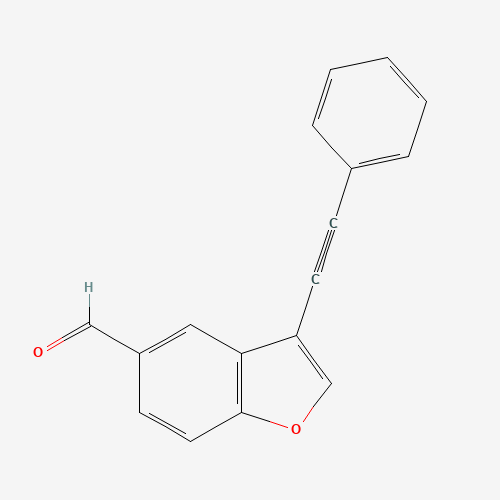 3-(2-phenylethynyl)-1-benzofuran-5-carbaldehyde (CAS: 648449-51-8) - Related Chemical Product