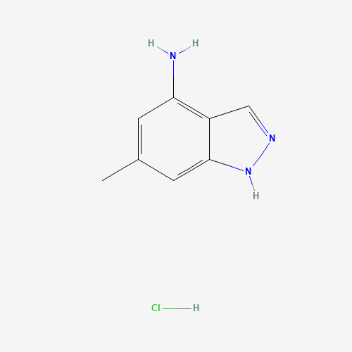 6-methyl-1H-indazol-4-amine;hydrochloride (CAS: 913003-16-4) - Chemical Structure and Molecular Formula 