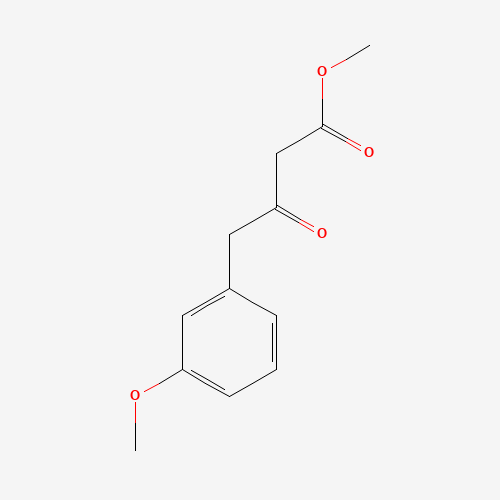 methyl 4-(3-methoxyphenyl)-3-oxobutanoate (CAS: 192213-57-3) - Chemical Structure and Molecular Formula 