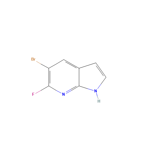 5-bromo-6-fluoro-1H-pyrrolo[2,3-b]pyridine (CAS: 1207625-29-3) - Related Chemical Product