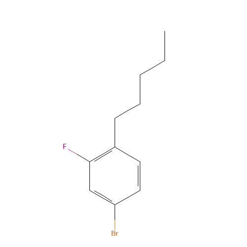 4-bromo-2-fluoro-1-pentylbenzene (CAS: 134445-80-0) - Related Chemical Product